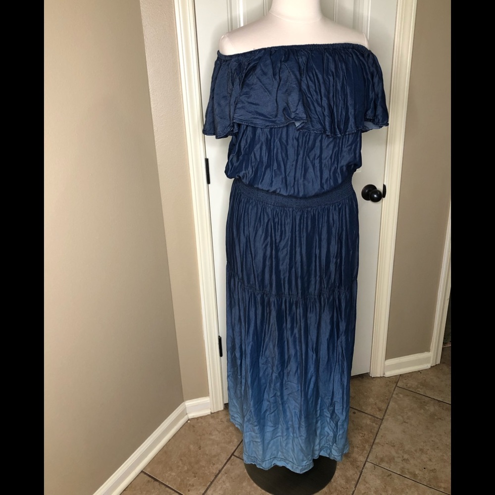 Off Shoulder Long Dress